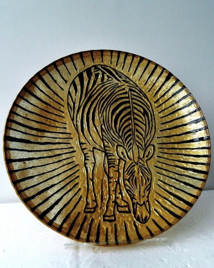 platter "the Zebra"